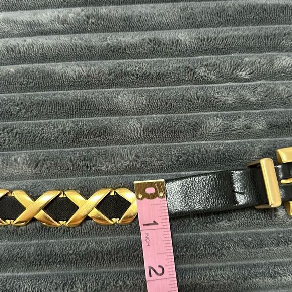 Suzi Roher Gold Tone Stretch Belt Women’s Size S main image 10